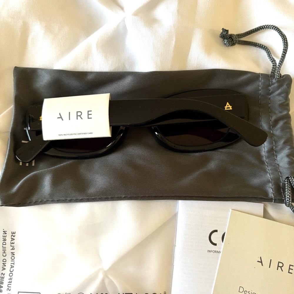 Aire Calisto Air In Black Unisex Sunglasses, Brand New with Tags - Picture 3 of 6